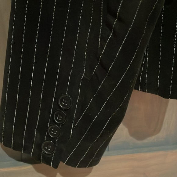 Velvet pinstriped jacket - Picture 5 of 8